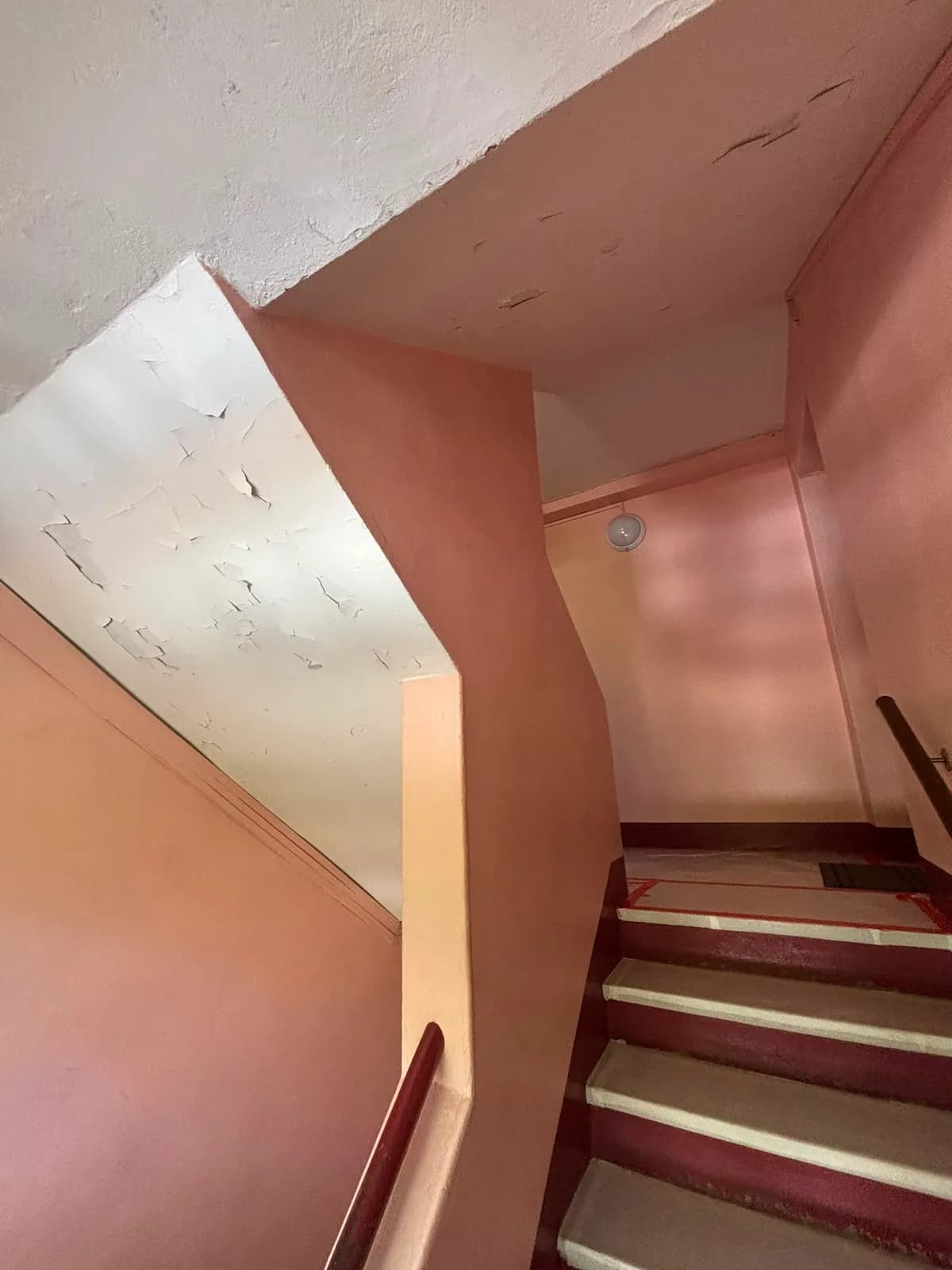 Volumes de la cage d’escalier avant intervention